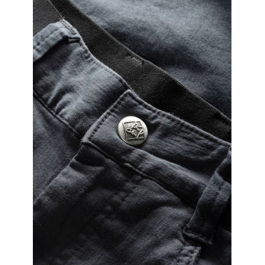 CÉÜSE-DARK GREY-M+6 pánské kalhoty tmavě šedé