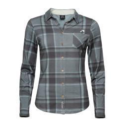 SIMILAUN 2.0-GREYBLUE-40 dámská košile šedomodrá