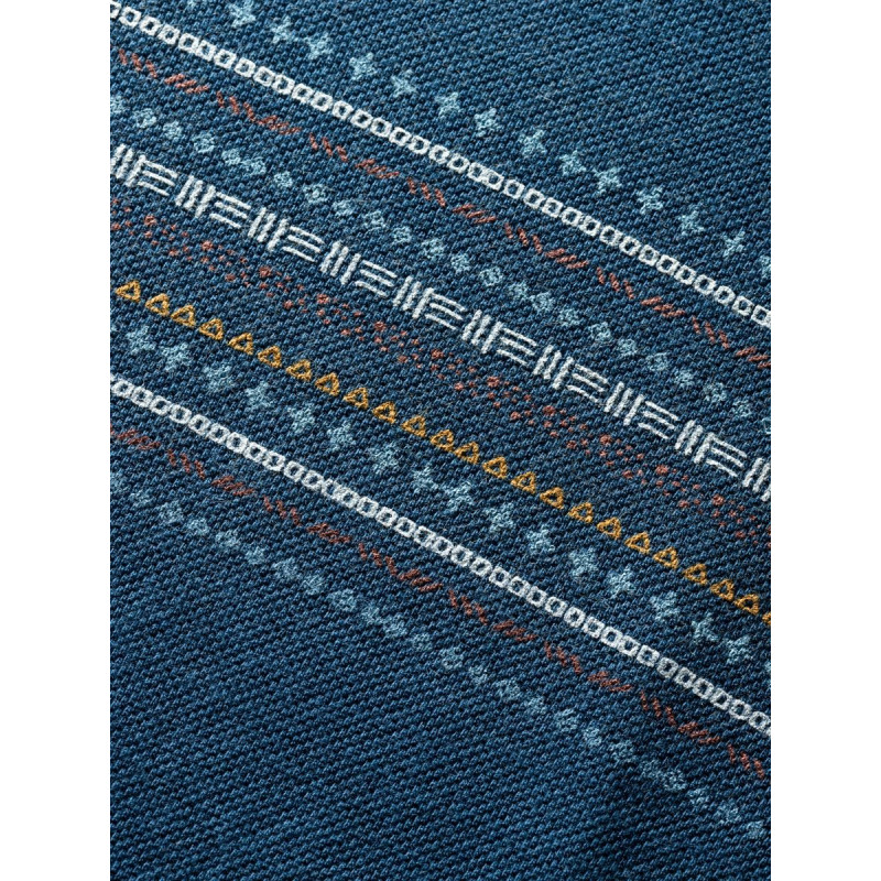 DALMATIEN ORNAMENT-DARK BLUE-34 dámské tričko s dlouhým rukávem tmavě modré DALMATIEN ORNAMENT-DARK BLUE-34 dámské tričko s dlouhým rukávem tmavě modré