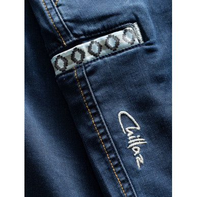 SANDRA 3.0-DENIM BLUE-44 dámské kraťasy modré denim