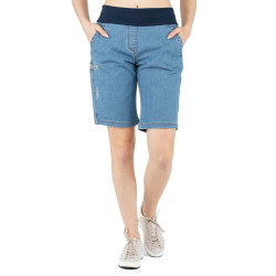 SANDRA 3.0-DENIM LIGHT BLUE-46 dámské kraťasy světle modré denim