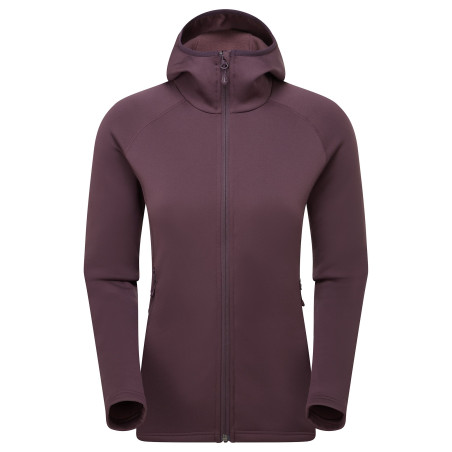 FEM FURY HOODIE-MULBERRY-UK14/L dámská mikina hnědofialová