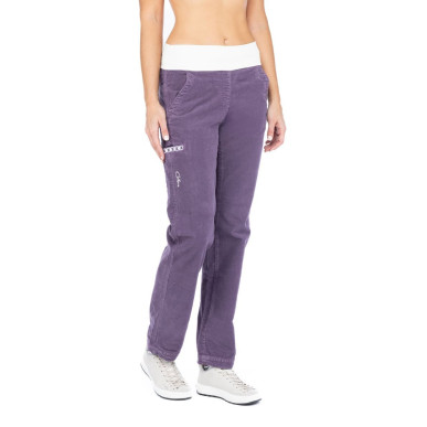 SANDRA 3.0-DARK VIOLET-34 dámské kalhoty tmavě fialové