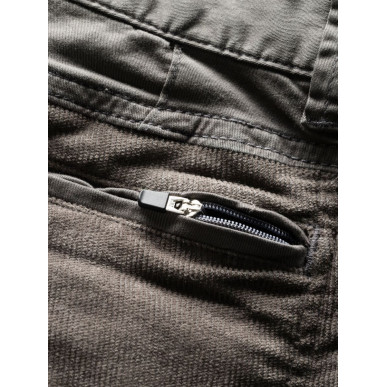 ROFAN 2.0 ( CORD MIX )-BLACK-L pánské kalhoty černé