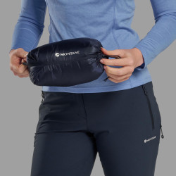 FEM ANTI-FREEZE LITE HOODIE-ECLIPSE BLUE-UK12/M dámská bunda modrá