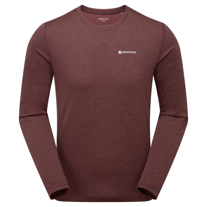 DART LONG SLEEVE T-SHIRT-DARK GARNET-M pánské triko dlouhý ruk. hnědofialové DART LONG SLEEVE T-SHIRT-DARK GARNET-M pánské triko dlouhý ruk. hnědofialové