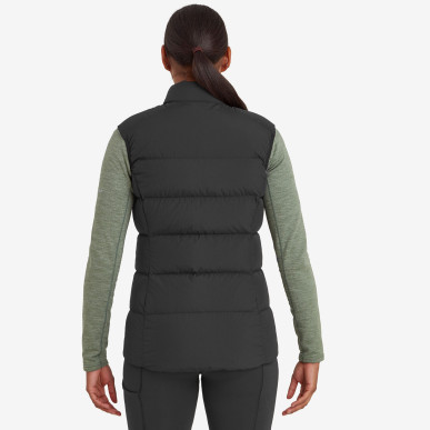 FEM TUNDRA GILET-BLACK-UK12/M dámská vesta černá