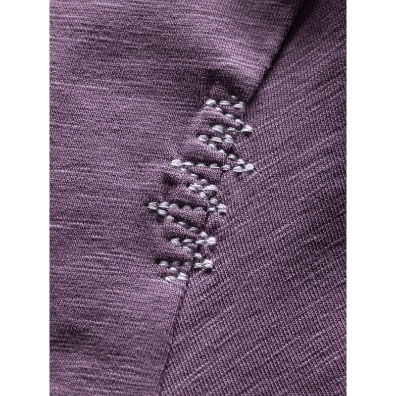 GANDIA MOUNTAINBIKE FLOWERS-DARK VIOLET-44 dámské tričko tmavě fialové