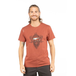 ROCK HERO WINTER-BRICK-XS pánské tričko cihlové