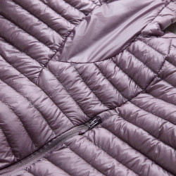 FEM ALPINE 850 NANO HOODIE-MOONSCAPE-UK12/M dámská bunda šedofialová