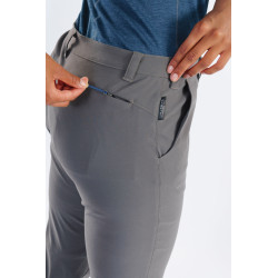 FEM TERRA LIBRA PANTS-REG LEG-SHADOW-42 dámské kalhoty šedé