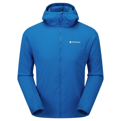 SIROCCO HOODIE-NEPTUNE BLUE-M pánská bunda modrá