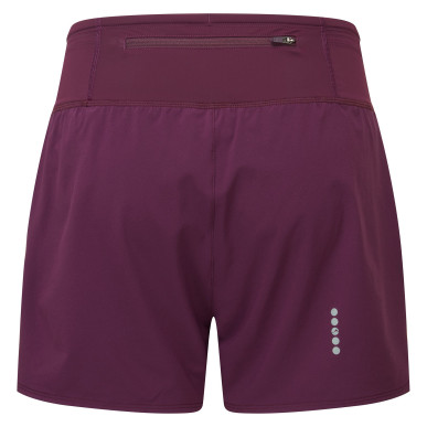 FEM SLIPSTREAM TWIN SKIN SHORTS-SASKATOON BERRY-UK16/XL dámské kraťasy vínové