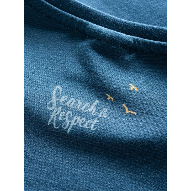 ISEO FLORAL LOGO-DARK BLUE-32 dámské tričko tmavě modré