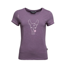 GANDIA HAPPY ALPACA-DARK VIOLET-36 dámské tričko tmavě fialové