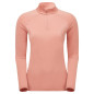 FEM DART ZIP NECK-PINK CLAY-UK10/S dámské triko dlouhý ruk. růžové