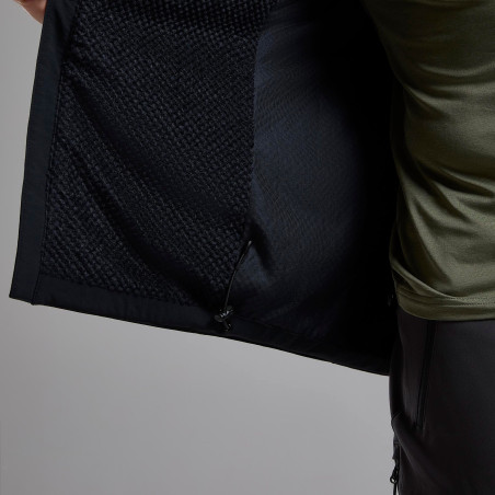 KHAMSIN HOODIE-BLACK-S pánská bunda černá