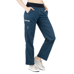 SANDRA 3.0-DARK BLUE-34 dámské kalhoty tmavě modré