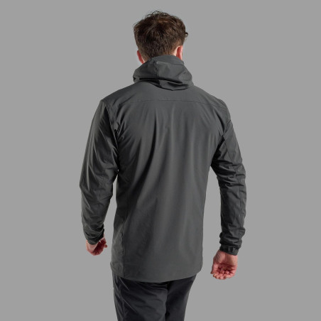 TENACITY NANO HOODIE-MIDNIGHT GREY-M pánská bunda tmavě šedá