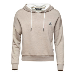 JUIFEN-BEIGE-44 dámská mikina s kapucí béžová