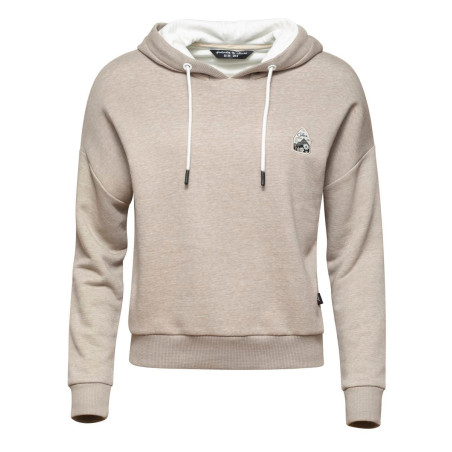 JUIFEN-BEIGE-44 dámská mikina s kapucí béžová