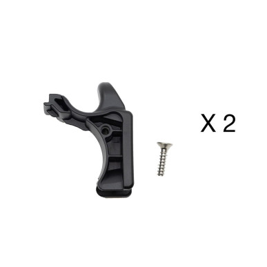 černý náhradní díl pro kladky TRAC - 2 ks v balení