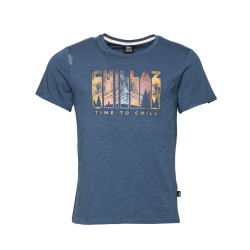 CHILLAZ TIME TO CHILL-DARK BLUE-XXL pánské tričko tmavě modré