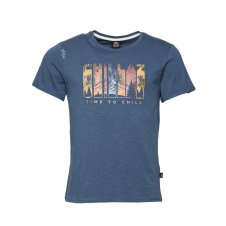 CHILLAZ TIME TO CHILL-DARK BLUE-XXL pánské tričko tmavě modré