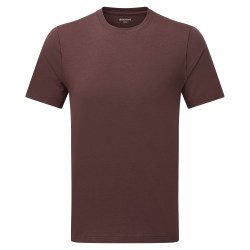 ALHENA T-SHIRT-DARK GARNET-M pánské tričko hnědofialové