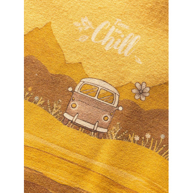 ISEO TIME TO CHILL-OCHRE-42 dámské tričko okrové