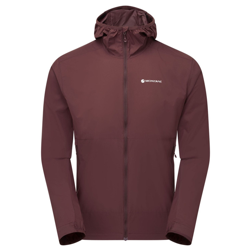 FEATHERLITE HOODIE-DARK GARNET-M pánská bunda hnědofialová