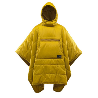 HONCHO PONCHO Wheat eraLoftové pončo žluté