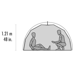 ELIXIR 4 stan šedo/červený pro 4 osoby