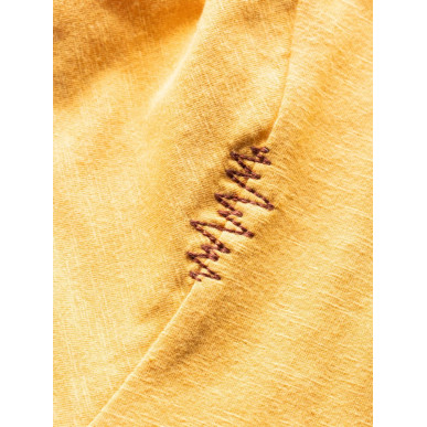 HOMO MONS SPORTIVUS-OCHRE-XXS pánské tričko okrové