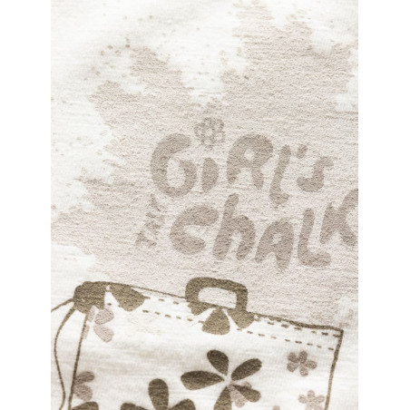 GANDIA GIRLS TALK CHALK-WHITE-34 dámské tričko bílé