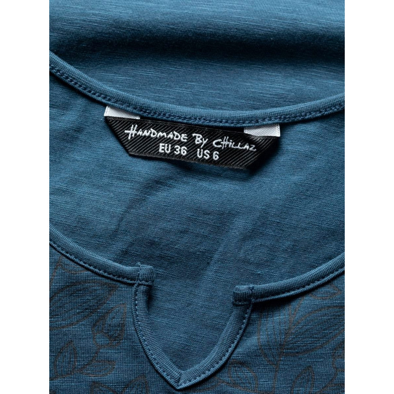 KORFU-DARK BLUE-36 dámský top tmavě modrý