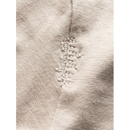 TYROLEAN TRIP-DARK SAND-M pánské tričko tmavě pískové