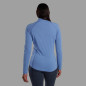FEM DART XT ZIP NECK-CORNFLOWER-UK14/L dámské triko dlouhý ruk. modré