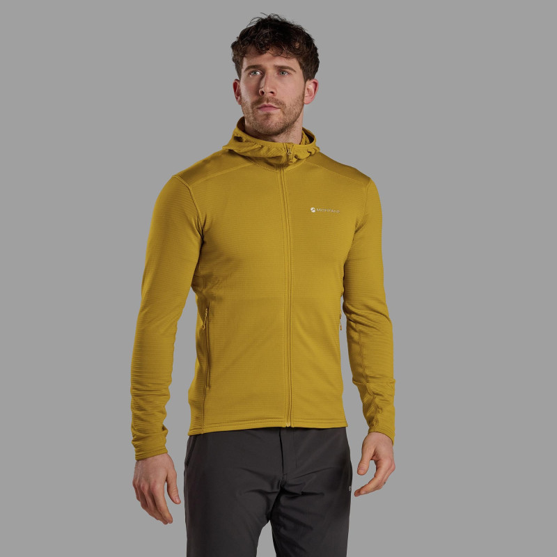 PROTIUM LITE HOODIE-GINKGO GOLD-L pánská mikina žlutá 