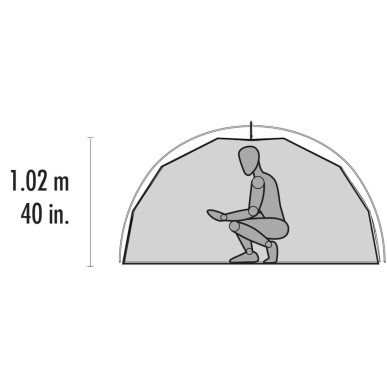 ELIXIR 2 Green stan zeleno/červený pro 2 osoby