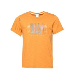 CHILLAZ TIME TO CHILL-ORANGE BROWN-XXL pánské tričko oranžovo hnědé