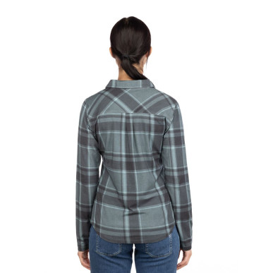 SIMILAUN 2.0-GREYBLUE-38 dámská košile šedomodrá