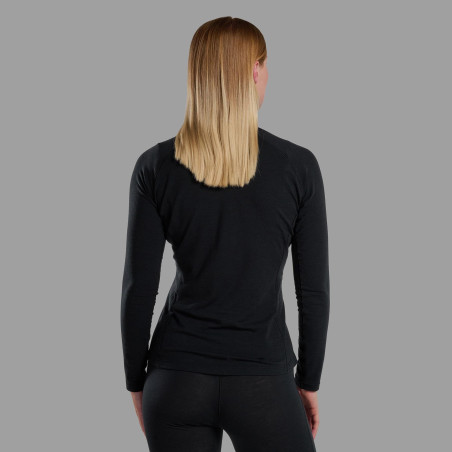 FEM MALLI LONG SLEEVE T SHIRT-BLACK-UK12/M dámské triko černé