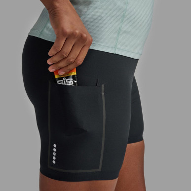 FEM JETSTREAM 4" SHORT TIGHTS-BLACK-UK16/XL dámské kraťasy černé