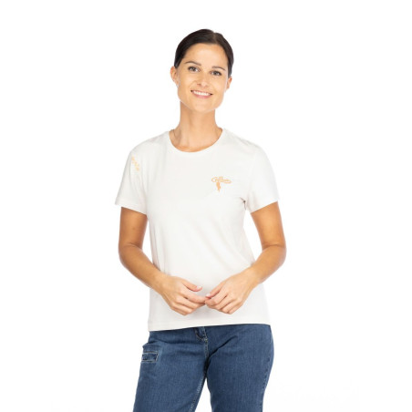 ISEO MOUNTAIN LOGO-WHITE-34 dámské tričko bílé