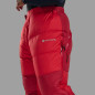 APEX 8000 DOWN SALOPETTES-ADRENALINE RED-M unisex kalhoty červené APEX 8000 DOWN SALOPETTES-ADRENALINE RED-M unisex kalhoty červené