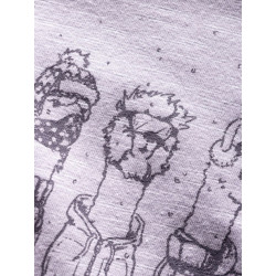 GANDIA ALPACA GANG WINTER-VIOLET-40 dámské tričko fialové