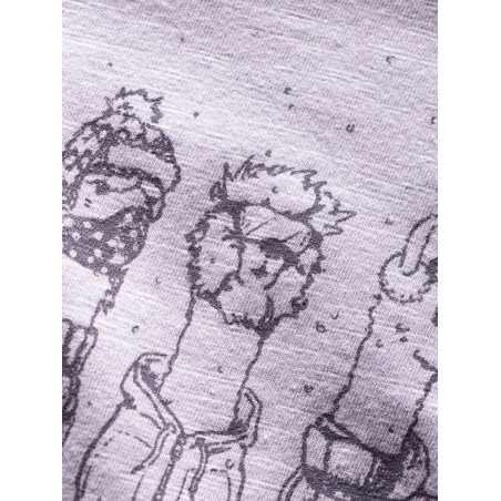 GANDIA ALPACA GANG WINTER-VIOLET-40 dámské tričko fialové