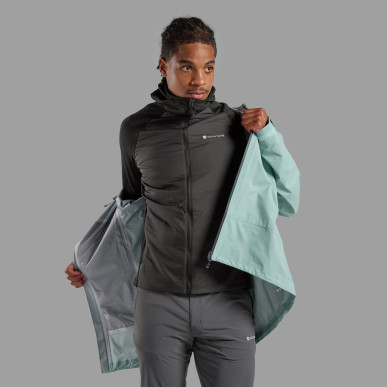 SIROCCO LITE HOODIE-BLACK-L pánská bunda černá