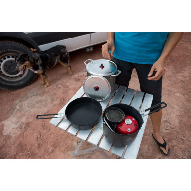 WINDBURNER STOVE SYSTEM COMBO plynový vařič, 2,5 l hrnec a pánvička